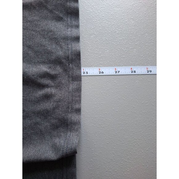 Calvin Klein Mens V Neck T Shirt L Dark Gray Plain Grunge Streetwear Goth - Picture 7 of 7